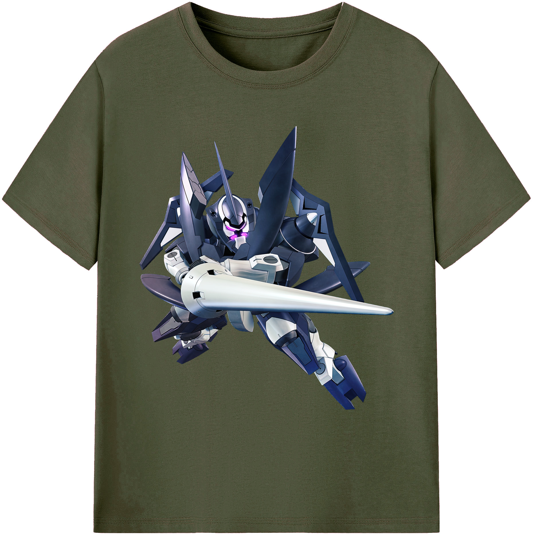 （画像用） 機動戦士ガンダム Mobile Suit Gundam 綿100％ メンズ半袖Tシャツ｜肌触りやわらか＆通気性